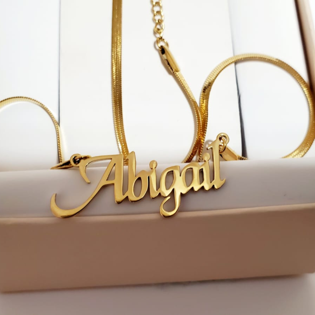 18K Gold Plated Stainless Customized Necklace